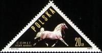 (1963-078) Марка Польша "Арабская лошадь" , III Θ